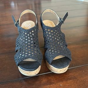 Black Wedge Shoes